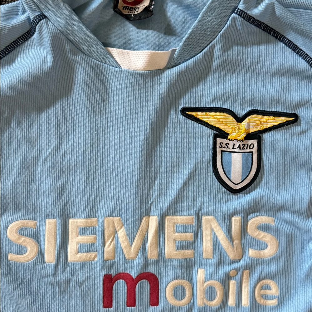 SS Lazio Kids Blue Soccer Jersey size Large
